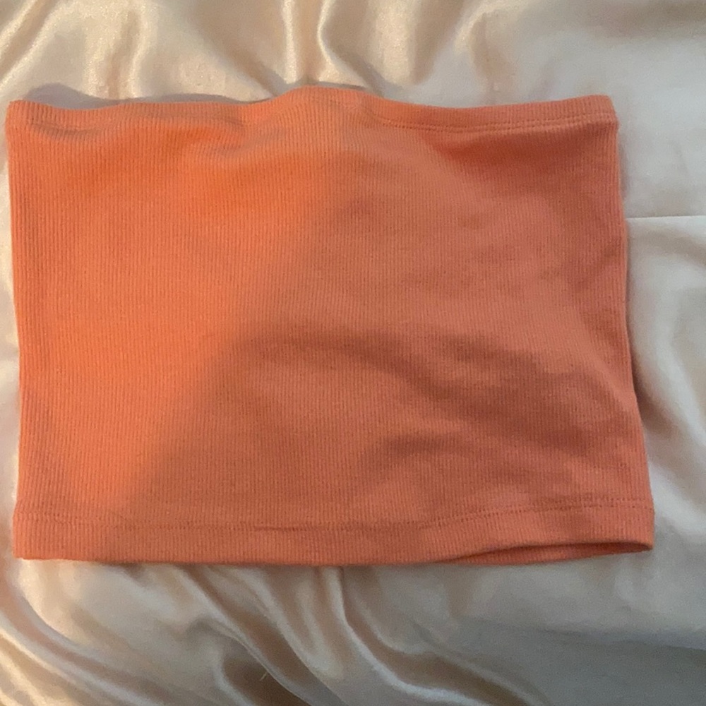 Orange tube top